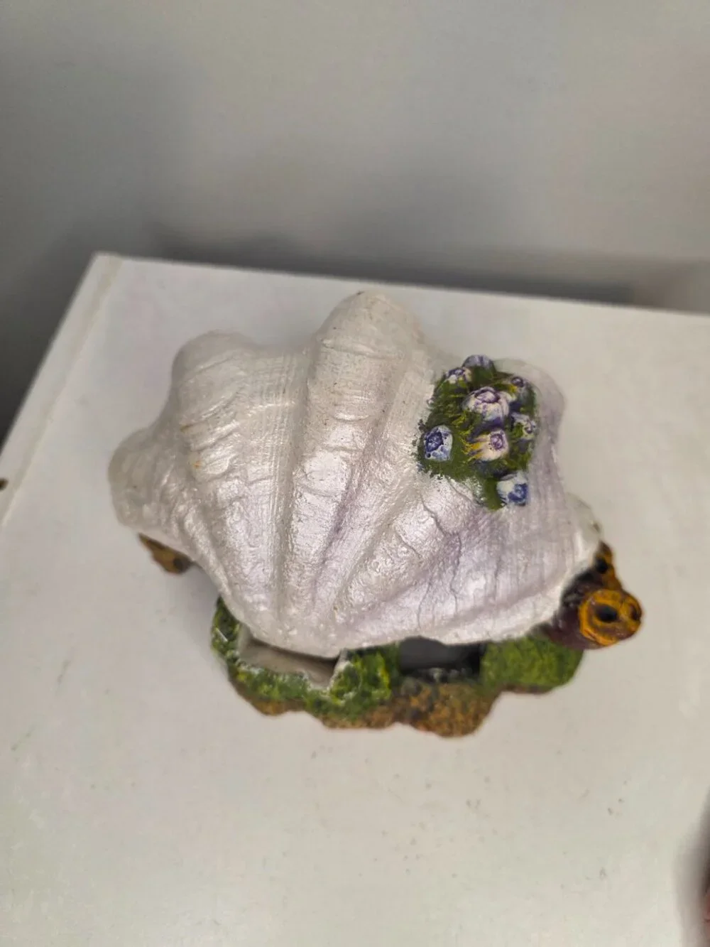 Top Fin Aquarium Pearls Shell Bubbler Decorative